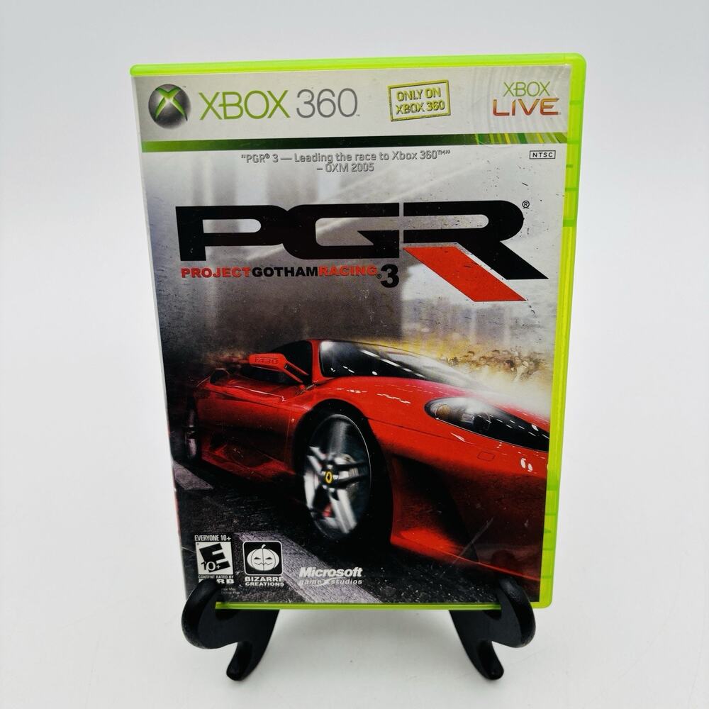 Project Gotham Racing 3 (Xbox 360 2005) Complete w/ Manual CIB PGR 3 Tested VG